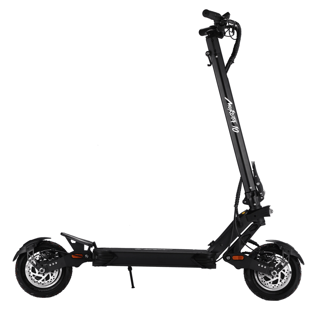 MUKUTA 10 Dual / Single Electric Scooter ASAP SCOOTER Black