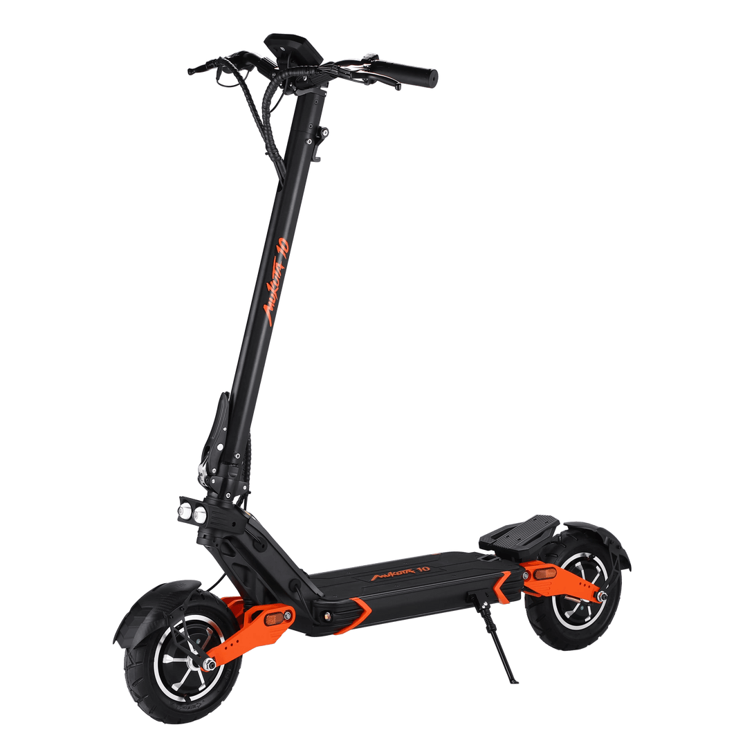 MUKUTA 10 Dual / Single Electric Scooter ASAP SCOOTER Orange&Black