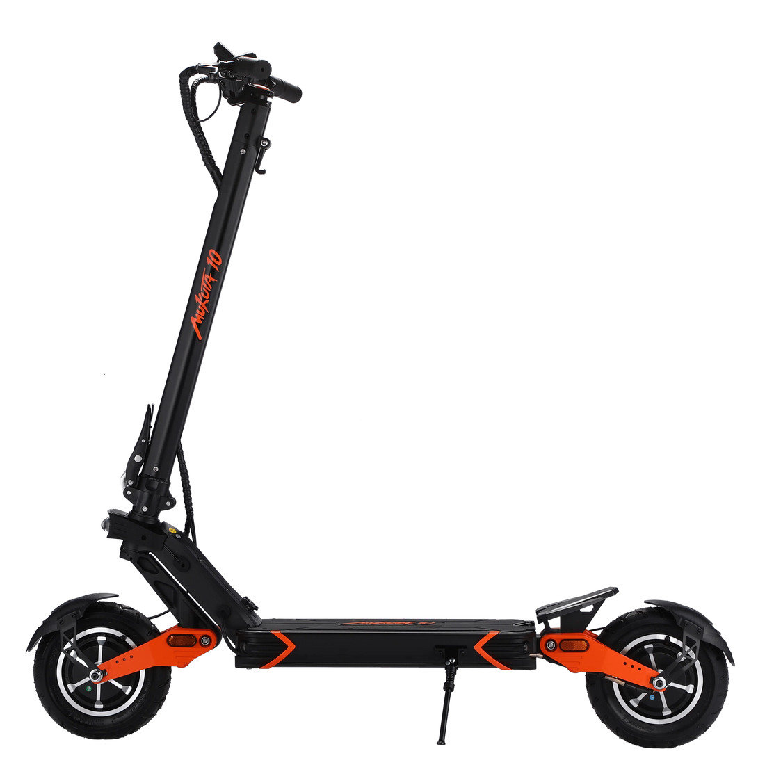 MUKUTA 10 Dual / Single Electric Scooter ASAP SCOOTER Orange&Black