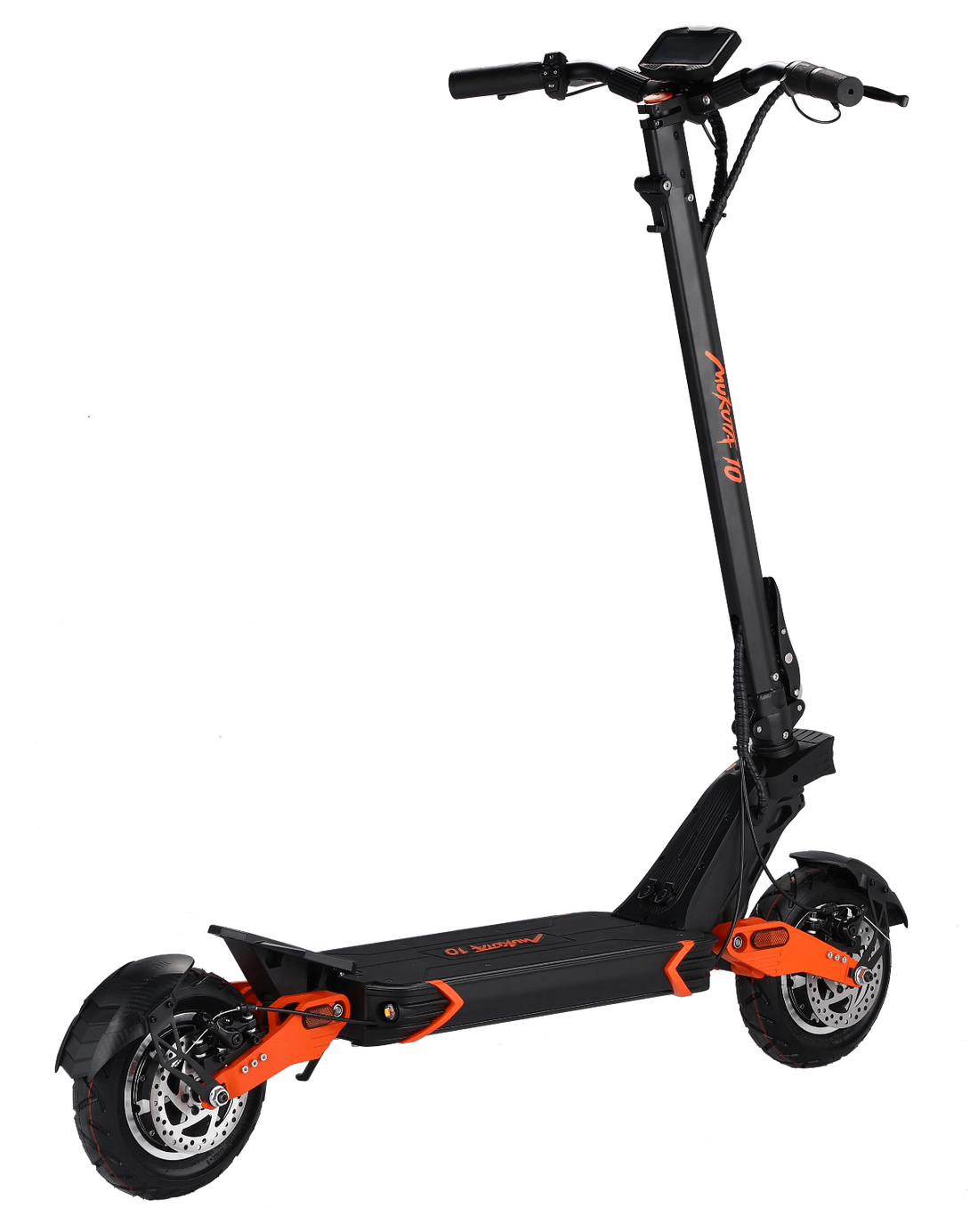 MUKUTA 10 Dual / Single Electric Scooter ASAP SCOOTER Orange&Black